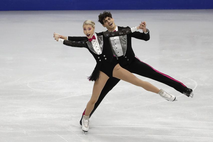 Canada's Piper Gilles and Paul Poirier will perform in the ISU Four Continents Figure Skating Championships in Seoul, South Korea, during the Ice Dance Rhythm Dance Competition on Thursday.  The pair scored 210.18 points in their silver medal winning skate on Friday, a personal best international score.