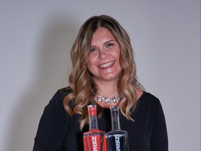 Katherine Vellinga of Zirkova Vodka, based in Oakville.  The company is donating all of its profits to the Canada Ukraine Foundation.