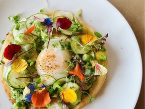 Le Pleasant chef Laurent Fauvel creates artistic breakfast dishes with regional ingredients.
