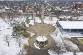 A portion of Lanspeary Park, set to undergo extensive renovations, is pictured on Friday, March 11, 2022.
