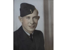 The late John Shuttleworth at the age of 18. Shuttleworth died March 8, at the age of 98.