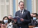 In his budget speech, Quebec Finance Minister Eric Girard noted that under Premier François Legault's “inspired leadership,” Quebec has “weathered the storm of two years of pandemic,