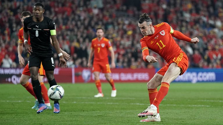Gareth Bale marque le Pays de Galles & #39;  deuxième but contre l'Autriche