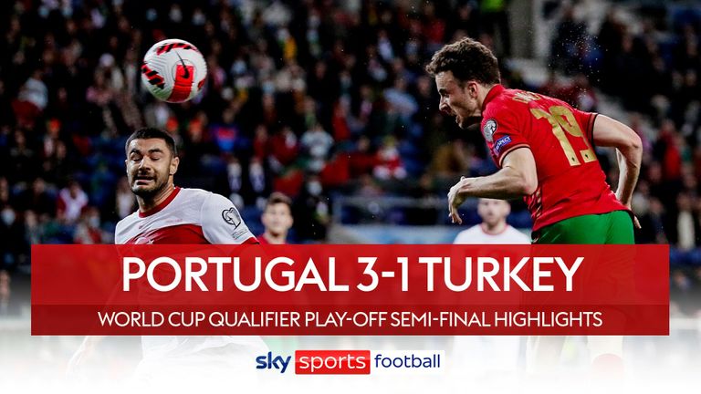 Temps forts du match de qualification à la Coupe du monde entre le Portugal et la Turquie.