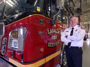 LaSalle Fire Service Chief Ed Thiessen is shown at the municipality's fire station on Tuesday, February 15, 2022.