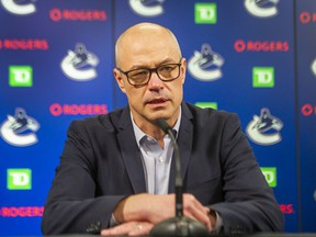 'It's not only to create cap space, you want to make sure that you're looking at the bigger picture, how you built the team, what do you want to accomplish,' Canucks general manager Patrik Allvin said Monday of what he felt the club accomplished in the buildup to and on NHL trade deadline day.