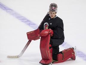 Senators goaltender Filip Gustavsson is expected to get the start Monday night against the Arizona Coyotes as Ottawa continues a five-game home stand.