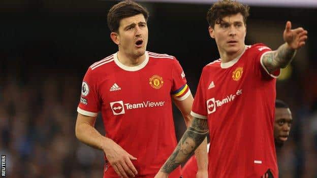 Harry Maguire and Victor Lindeloff