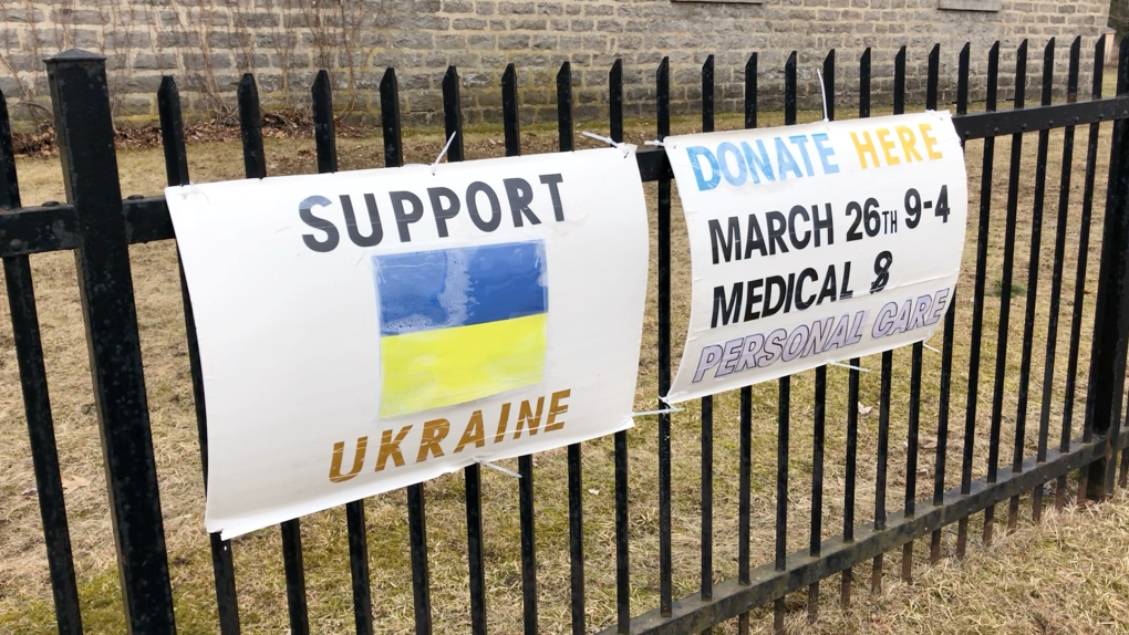Medical supply donations flood Maitland, Ont. church to support Ukraine