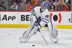Maple Leafs goaltender Jack Campbell made 32 saves in Toronto's 6-3 win over the Philadelphia Flyers on Saturday night.