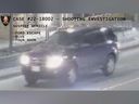 A surveillance camera image of a suspect vehicle involved in a shooting incident on Wyandotte Street West in Windsor on March 4, 2022.