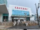 An entrance to Caesars Windsor casino and hotel in Windsor, Ontario.  Photographed Aug. 27, 2021.