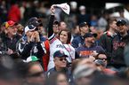 Tiger fans celebrate Opening Day of the 2015 Detroit Tigers season as they take on the Minnesota Twins at Comerica Park, Monday, April 6, 2015. (DAX MELMER/The Windsor Star)