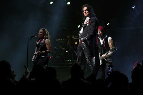 Alice Cooper performs in concert at the Jubilee Auditorium in Edmonton, Tuesday, April 12, 2022.