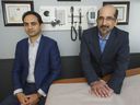 Dr. Navid Pooyan (left) and Dr. Vahid Nilforushan are two of the foreign-trained doctors fighting barriers to their practicing here.