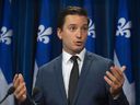 Simon Jolin-Barrette, the minister responsible for French, said he had no choice but to vote against the Liberals' new proposed amendment because he had not studied it carefully enough. 