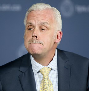 D/Sgt.  Terry Browne, Toronto Police Homicide Squad during a press conference with updates on their investigation into the Danforth shooting on Friday, June 21, 2019. (Veronica Henri/Toronto Sun/Postmedia Network)