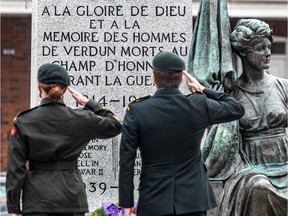For 103 years, the Verdun Legion has been commemorating the First World War battle of Ypres at the cenotaph at Memorial Park in Verdun.