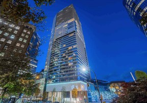 A condo in the 26-storey Pacific Rim Hotel building in Coal Harbor has sold for $7.2 million.