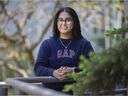 Jasleen Dayal, the new president of the University of Windsor Student Association, is pictured outside the CAW Student Center on Wednesday, May 19, 2021. Dayal was removed as president on April 5, 2022.