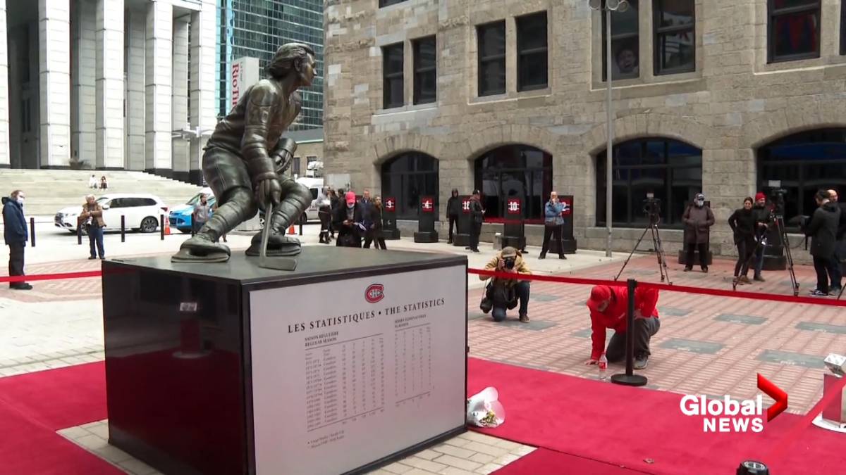 Click to play video: 'Montreal in mourning following the death of field hockey great Guy Lafleur'