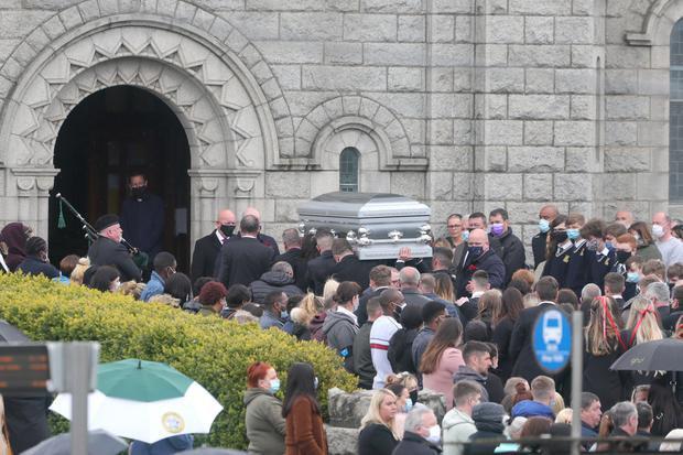 Jennifer Poole's funeral in Finglas, Dublin last year.  Photo: Colin Keegan/Collins Dublin