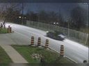 A surveillance camera image of a vehicle believed to be involved in a shooting incident in the 1500 block of Buckingham Drive in Windsor on April 22, 2022.