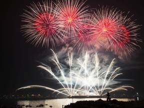 Team UK puts on a show at the 2017 Honda Celebration of Light in Vancouver.