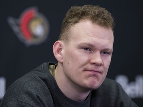 Senators captain Brady Tkachuk says the team needs to focus on playing its best 'day-in and day-out' and good things should come from that.