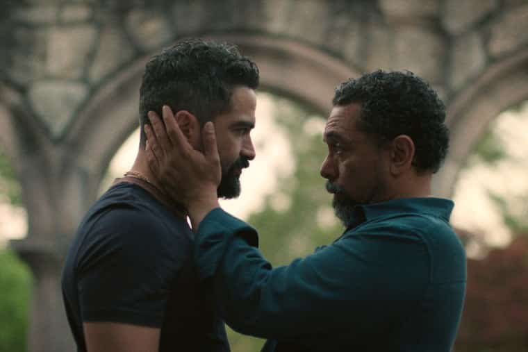 Image: Alfonso Herrera as Javi and Felix Solis as Omar Navarro in a scene from "Ozarks."