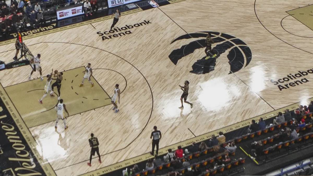 Click to Play Video: 'Raptors 905 Hosts First Women's International Night Game'