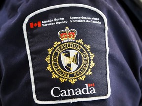 A Canada Border Services Agency (CBSA) patch.