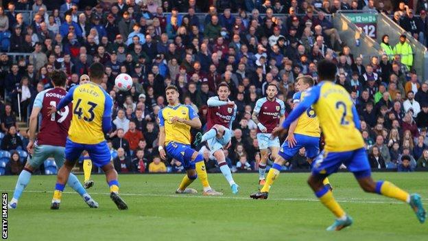 Connor Roberts opened the scoring with his first goal for Burnley