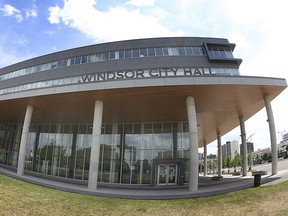 Windsor city hall is shown on Sunday, May 23, 2021.