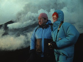 The documentary Fire Of Love about volcanologist couple Maurice (l) and Katia Krafft will open this year's DOXA Documentary Film Festival on May 7. The 55-film strong festival runs in Vancouver theaters and online May 5-15, 2022. Photo credit: Courtesy of Fire of Love
