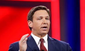Florida Gov.  Ron DeSantis has stirred controversy with his so-called “Don't Say Gay” bill.  FILES