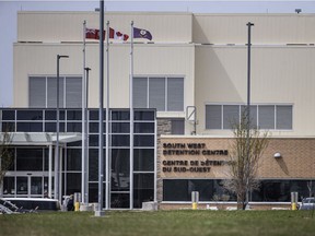 The South West Detention Center is pictured on Wednesday, April 20, 2022.