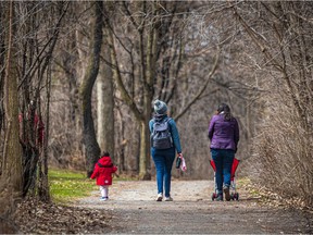 Centennial Park in Dollard-des-Ormeaux will be closed to cyclists again this summer because of an influx of walkers and joggers due to the pandemic.