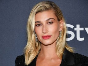 Hailey Bieber attends the 21st Annual Warner Bros. And InStyle Golden Globe After Party at The Beverly Hilton Hotel on Jan. 5, 2020 in Beverly Hills, Calif.