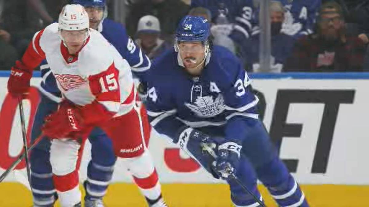 Click to Play Video: 'Great Shot: Toronto Maple Leafs' Auston Matthews Scores Historic 60th Goal of the Season'