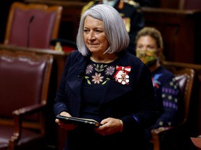 Mary Simon is sworn in as the first Indigenous Governor General of Canada in July 2021.
