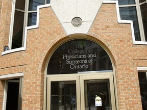 College of Physicians and Surgeons of Ontario