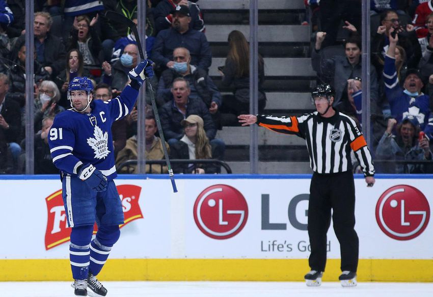 The Leafs rested captain John Tavares on Sunday as they try to keep everyone fresh and healthy for the playoffs.