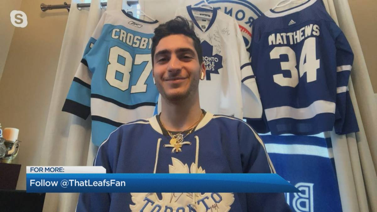 Click to play video: 'Toronto Maple Leafs fan sheds light on mental health awareness'