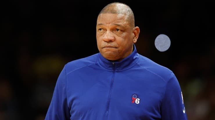 Philadelphia 76ers coach Doc Rivers has a history of collapsing in the playoffs.