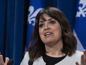Véronique Hivon, seen in a file photo, says the daycare network is in a major crisis, with more than 50,000 names on its waiting list for subsidized spots and a shortage of thousands of daycare educators.