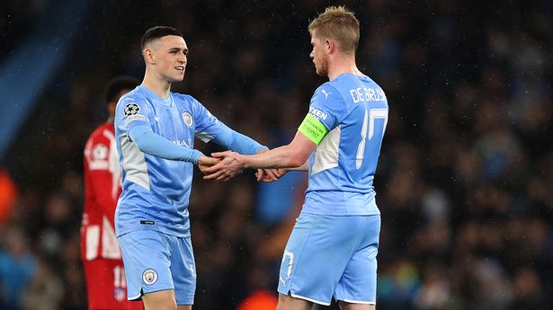Phil Foden and Kevin De Bruyne teamed up for Man City's triumph