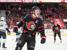 Current Ottawa Senators captain Brady Tkachuk (pictured) says he had 