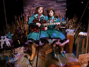 Kaeley Jade Wiebe, left, Rebecca Sadowski in Two-Headed/Half-Hearted, playing at the ATB Financial Arts Barns until May 7.