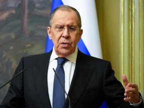Russian Foreign Minister Sergei Lavrov announced sanctions against a long list of Canadians.